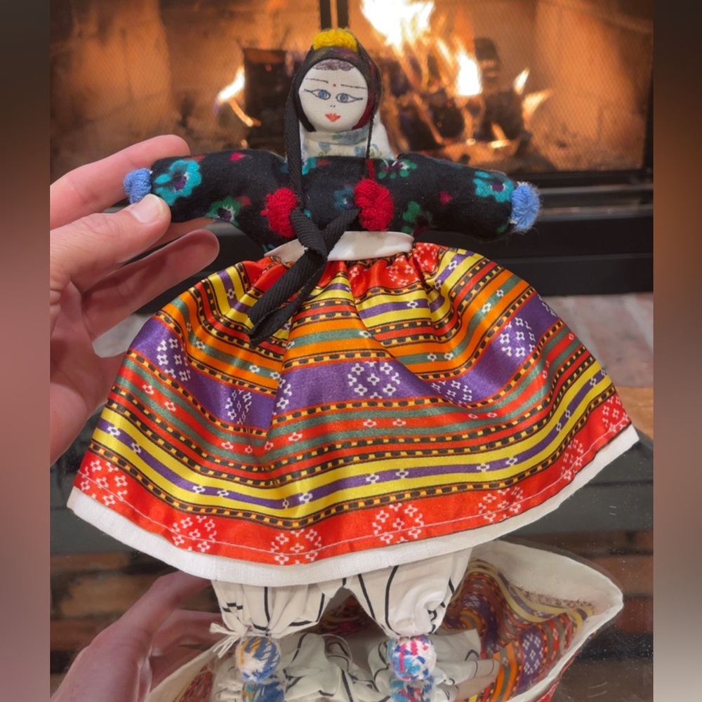 Handmade Turkish Folk Art Rag Doll